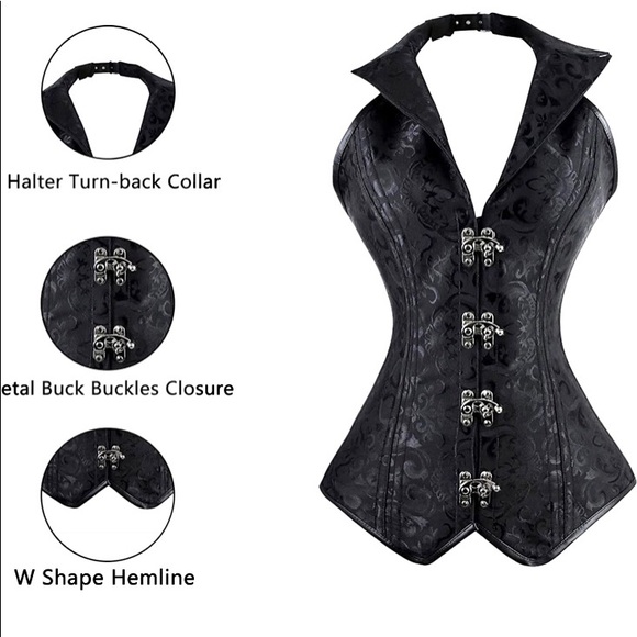 NWT Charmian Steampunk Halter Corset 4XL - Picture 7 of 7